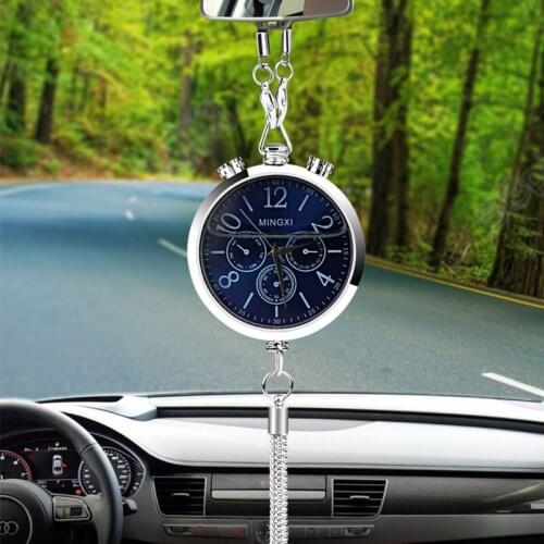 Car Clock Pendant Ornaments Car Perfume Pendants Car Perfume Seat Clocks Aromatherapy Pendants Interior Supplies