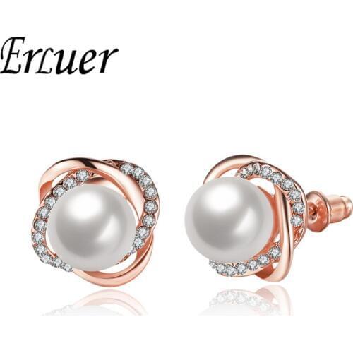 Women's Gold Earrings ERLUER China