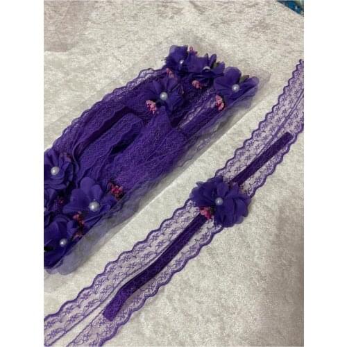 Purple Bridesmaid Wristband 10 Pcs wedding bride mariage хна henna