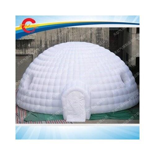 Giant inflatable igloo dome house tent 10m white inflatable dome tent giant domes,white inflatable party tents for events