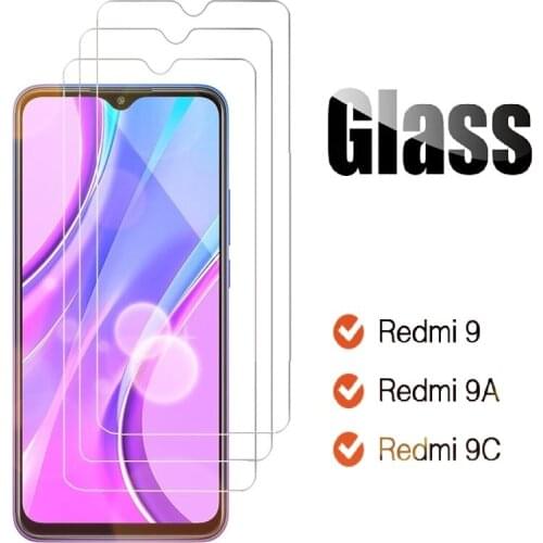 HD Tempered Glass For Xiaomi Redmi 9 9A Redmi 9C Screen Protector Anti Scratch Camera Lens Film For Redmi 9A Glass Note 9
