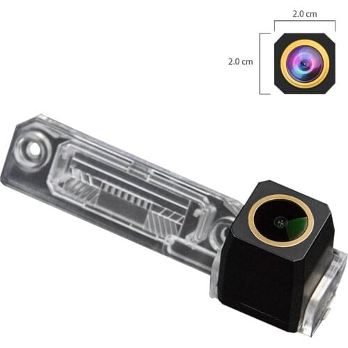 Misayaee Golden HD 1280x720P Car Rear View Parking Backup Camera for Sharan Golf MK4 R32 Passat T5 Touran CADDY Skoda Superb