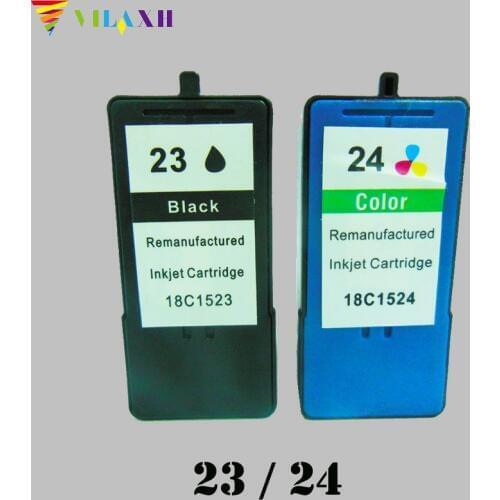 Vilaxh For Lexmark 23 24 Ink Cartridge for Lexmark Z1410 Z1420 X3530 X3550 X4530 X4550 Printer