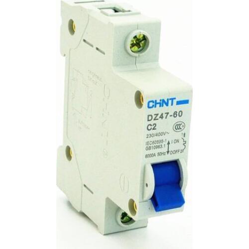 CHINT Circuit breaker MCB DZ47 C Type 2Amp 230/400V