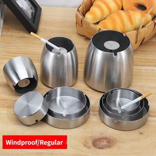 Round windproof non-rust ashtray ash tray cute ashtray smoking tray ashtray home cute ashtray smoking tray cenicero