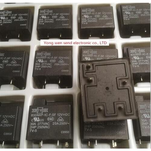 HOT NEW 832AWP-1C-F-SF-12VDC 832AWP-1C-F-SF 12VDC 832AWP1CFSF 832AWP-1C 832AWP 12VDC DC12V 12V DIP5 free shipping