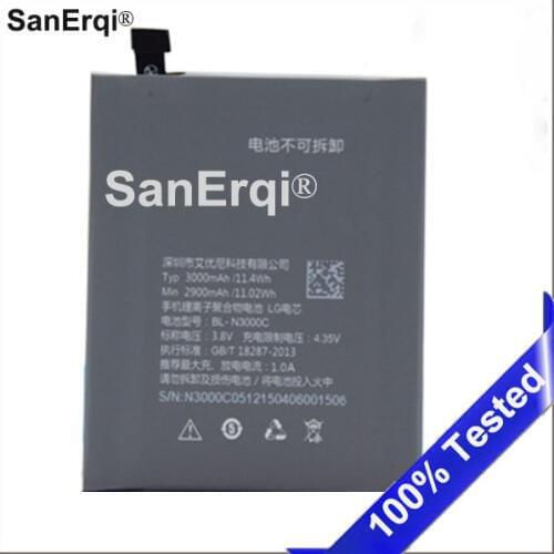 3.8V 3000mAh High Capacity Hot New Replacement Li-ion Battery Bateria For IUNI I1 BL-N3000C High Quality Accu AKKU