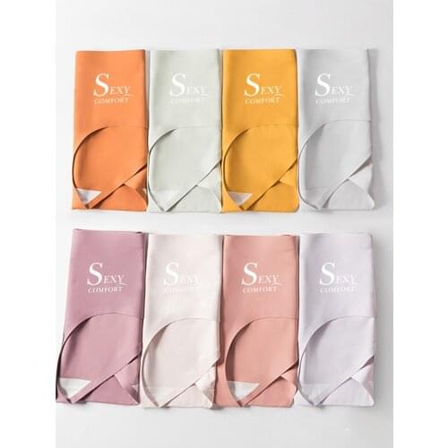 M-XL Ice Silk Panties Seamless Sexy Lingerie Antibacterial Cotton Crotch Comfortable Breathable Underwear Mid-Rise Female Panty