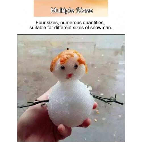 160Pcs/ Box DIY Snowman Crafts Carrot Nose for DIY Handmade Animal Toys Doll Making Accessories