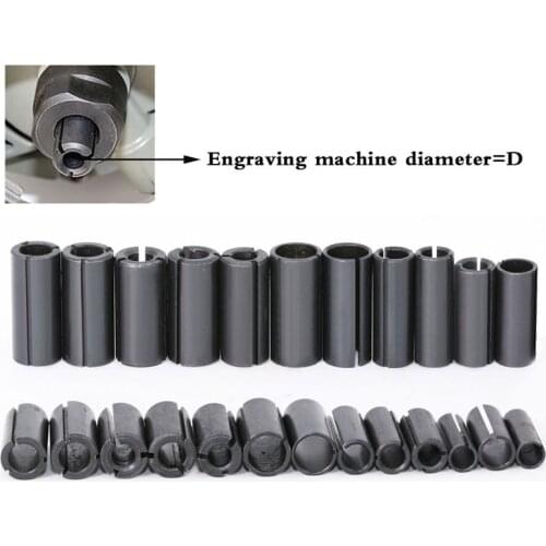 Milling Cutter Transfer Chuck Set Converter Adaptor Connector For Electric Router Wood Cutters Accessories CNC Router Bit Tool