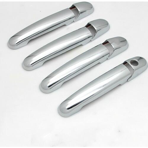 FUNDUOO FOR FORD GALAXY 1995 - 2006 CHROME EXTERIOR SIDE DOOR HANDLE COVERS OVERLAYS DECORATION STYLIING