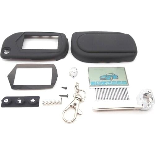 New uncut case for Starline A91 uncut blade fob case cover A91 folding car flip remote + A91 LCD display flexible cable