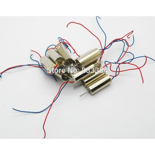 Wholesale 50pcs Strong magnetic DC Coreless Motor size 7x16mm 716 motor 4.2V 60000rpm RC Helicopter Model Aircraft Toy MOTOR
