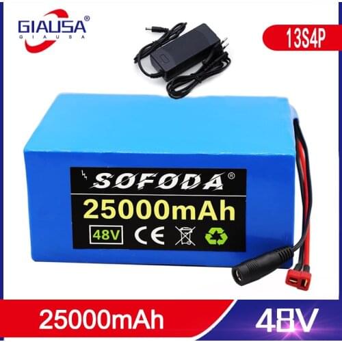 Original 48V 25AH Ebike Battery 48V 1000W for electric bike battery bike Powerful electric bicycle battery 54.6V Batteries Pack