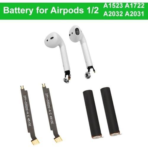 Replacement Battery For Airpods 1st 2nd A1604 A1523 A1722 A2032 A2031 Air Pods 1 Air Pods 2 Replaceable Batteria For Airpods
