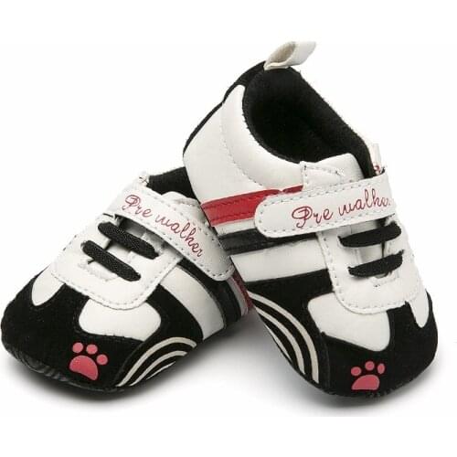 PU Sports Baby Boy Shoes Anti-Slip Toddler Newborn Girls Shoes Sneakers Toddler Soft Soled First Walkers Spring Boy Shoes