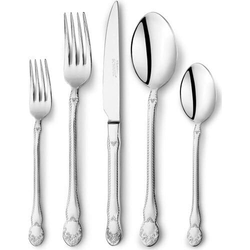 Fork Spoon Flatware set-78 Piece Cutlery Set Spoon Fork Set Kitchen Utensils Sets Tableware Sets