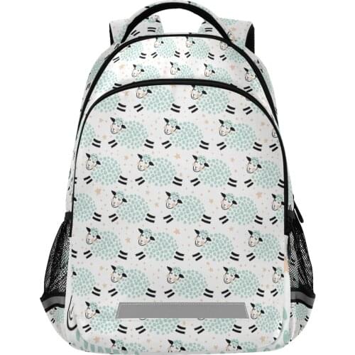 New Backpack Alpaca Print Reflective School Bags For Girls Kids Backpacks For School Teenagers Travel Bookbag Backpack Women