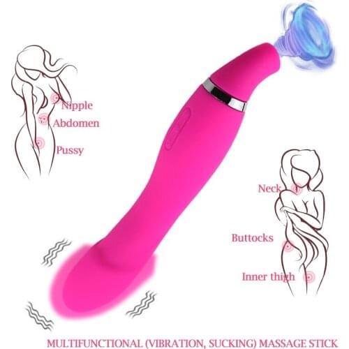 AV G-spot Sucking Vibrator Vibrators for Women Magic Wand Pussy Pump Sex Toys Clit Sucker Vibromasseur Adult Toy