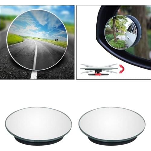 360° Rotation Frameless HD Glass Car Blind Spot rs Convex r