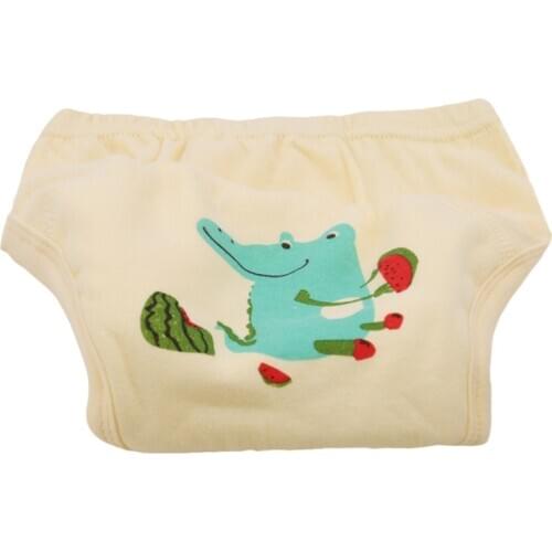 1 Pc Washable Baby Training Panties Baby Cloth Diaper Cover Cartoon Baby Diapers Reusable Cloth Nappy