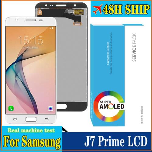 100% Original 5.5'' Display for Samsung Galaxy J7 Prime G610 G610F Full LCD Touch Screen Digitizer Repair Parts Display