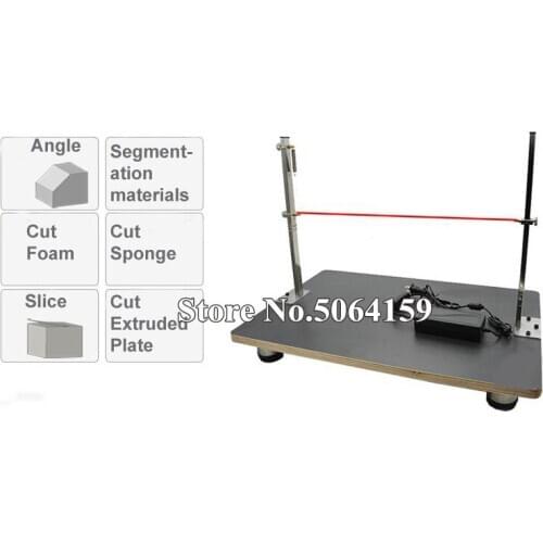 110V/220V 38*58cm Transverse Foam Cutter Machine Hot Wire Foam Cutter Machine Adjustable Temperature Table Foam Circle Cutter