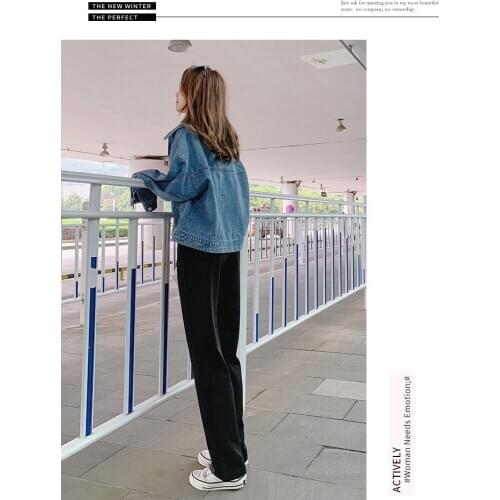 A269-Summer trendy one button skinny pants wide leg pants