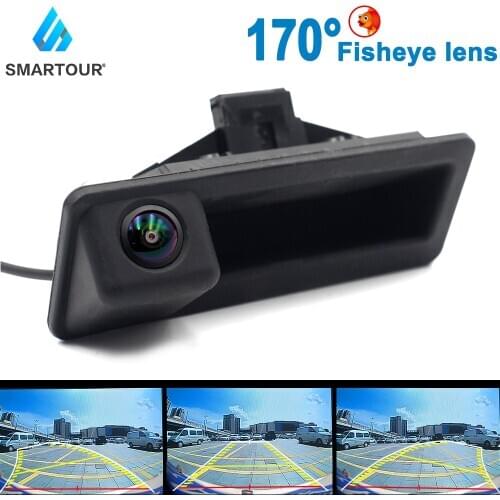 Vehicle HD 1080P Fisheye Track Car Reverse Backup Trunk Handle Camera For BMW 3 Series 5 Series X5 X6 E46 E39 E60 E70 E82 E90