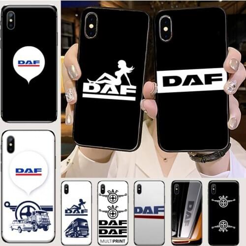DAF truck logo Phone Case for iPhone 11 12 pro XS MAX 8 7 6 6S Plus X 5S SE 2020 XR