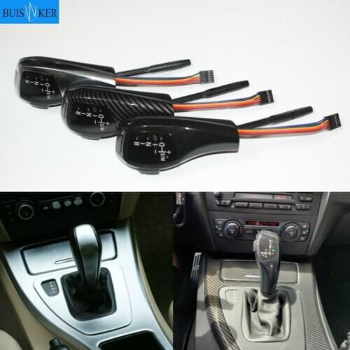 For BMW E46 E39 E60 E90 E92 E82 E87 E38 E84 E83 E53 E86 E89 LED Gear Shift Knob Automatic LHD RHD - Carbon Fiber Color