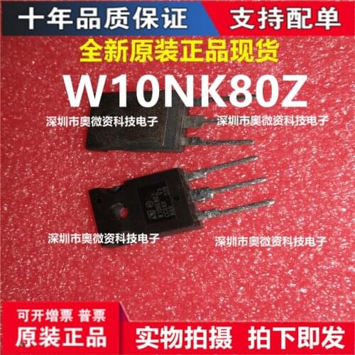 100% Original In Stock New W10NK80Z STW10NK80Z 10N80 10A800V MOS TO-247