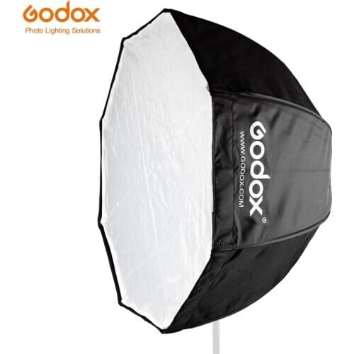 Godox 95cm 37.5in Portable Octagon Softbox Umbrella Flash Speedlite Reflector Softbox with Carrying Bag