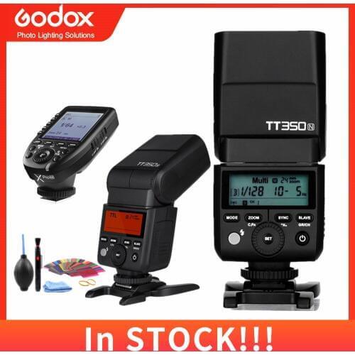 Godox Mini Speedlite i-TTL TT350N High DSRL FLASH Speed 1/8000s GN36+2.4G wireless Power Trigger Xpro-N For Nikon Camera
