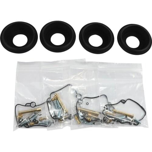 For Suzuki GSF400 Bandit 400 GSF GSF400P Carburetor Repair Kit Diaphragm Vacuum Membrane Pilot Screw Float Needle