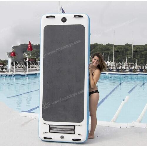 Inflatable Water Mats Floating Non-SKI Eva Platform inflatable platform with non slip mat Water Yoga Mat