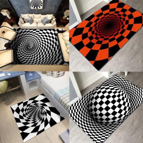 Modern style floor rug 3D Geometric patterns bathroom home for living room tea table carpet carpets rug bedroom mat