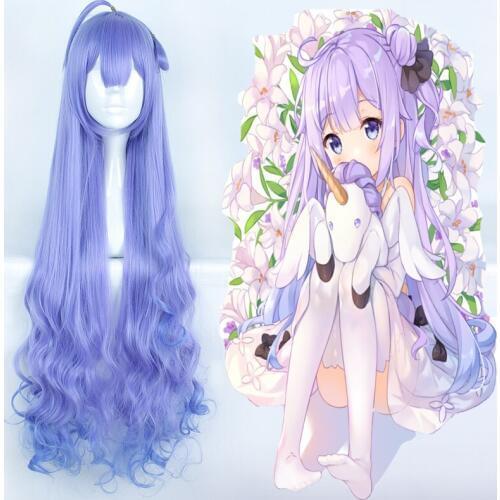 Game Azur Lane Cosplay Wigs HMS Unicorn Cosplay Heat Resistant Synthetic Wigs Halloween Carnival Party Women Cosplay Wigs