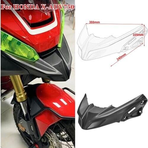 Motorcycle Front Nose Fairing Beak Cowl Protector Fender Lower Headlight Extender for Honda Xadv X ADV 750 2017 2018 2019 2020