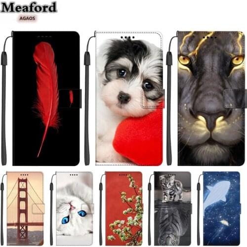 Luxury Flip Case For Huawei Honor 10 Lite Honor 20 Phone Case For Huawei Honor20 Leather Flip Shockproof Cute Cover Wallet Case