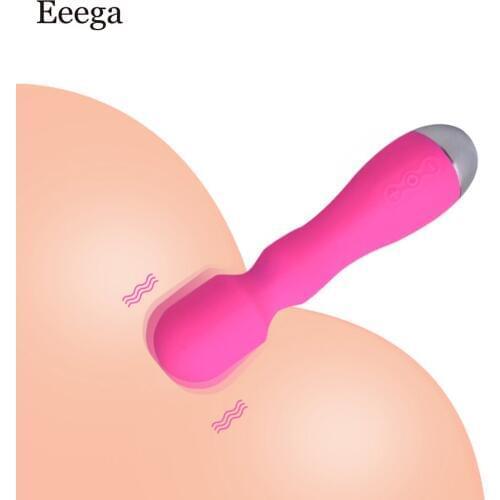 Vibrator For Women Clitoris Stimulator USB Recharge Magic Wand AV Vibrator Massager Sexual Wellness Erotic Sex Toys for Women