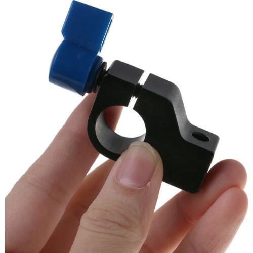 Rod Clamp Stand Adapter 15mm 1/4 Female Screw Threaded Rail System Arm Monitor Photo Studio Tripod Light Camera Stand Mount