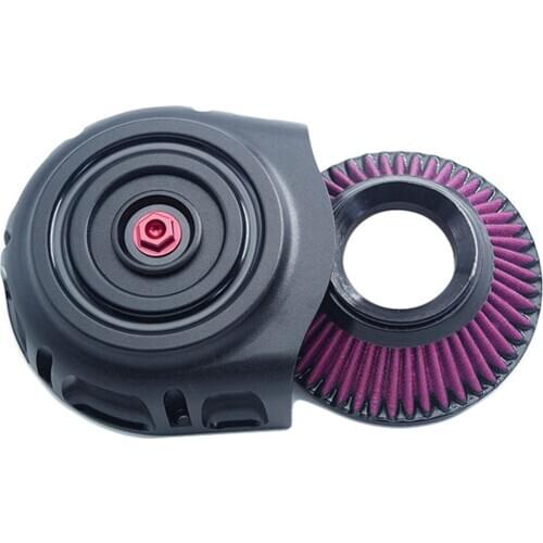 Air Filter Intake Motorcycle Vintage Cleaner Cnc Cut Kit Black for Harley Sportster XL 883 XL 1200 2007-up Fitment-A