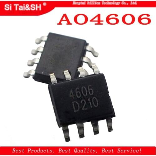 10PCS AO4606 SOP8 AO4606C SOP SMD 4606