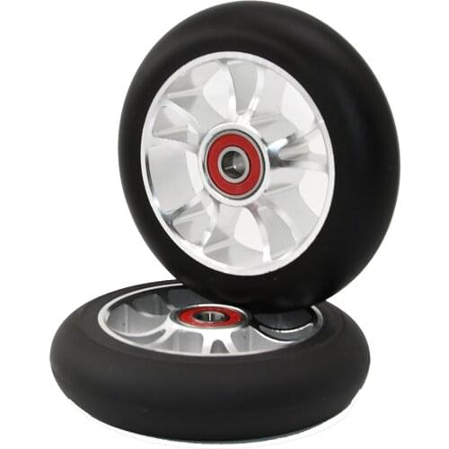 2pcs 100mm Replacement Stunt Scooter Wheels ABEC-9 bearing 88A pro Scooter Wheels Replacement Scooter Wheels