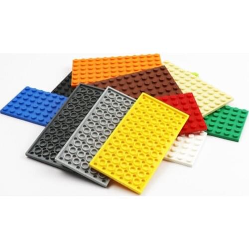 20pcs Plate 6 x 12 3028 Enlighten Building Blocks MOC Toys for Kids City Friend Series Brick Parts