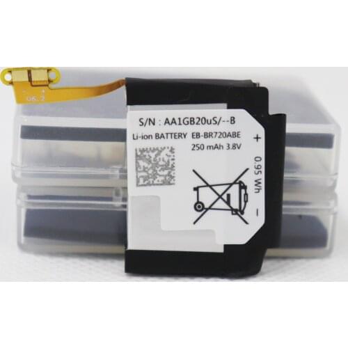 5pcs/lot EB-BR720ABE 250mAh Battery For Samsung Gear S2 S 2 Classic R732 BR720 Mobile Phone
