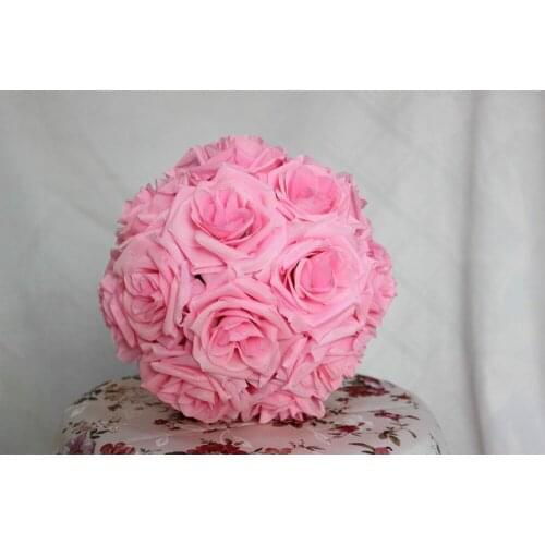 Free shipping 20CM*10pcs Pomander rose ball wedding kissing flower ball party/home decoration flower