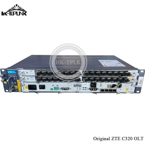 Free shipping 10G 16pon ZTE C320 Olt , 16ports GTGH C+ Board, 110V-220V AC Power , SMAX/3 FTTH GPON Zte 320 OLT