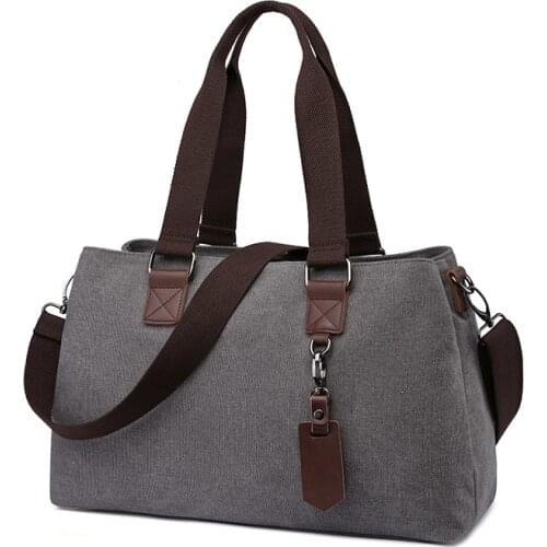 Travel Duffle Bags Portable Large Capacity Soft Canvas Handbag Suit for Trolley Case Storage Cloth Tool Luggage Tote Bag